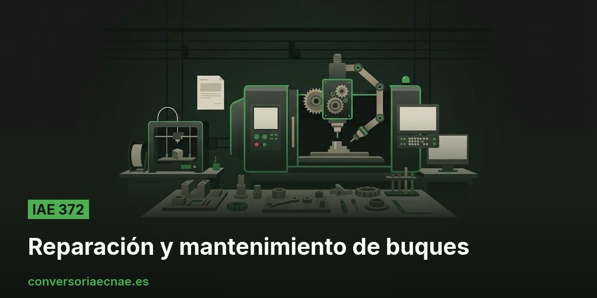 Guía del código IAE 372