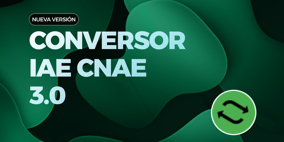 Conversor IAE CNAE 3.0