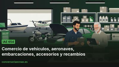 Guía del código IAE 654