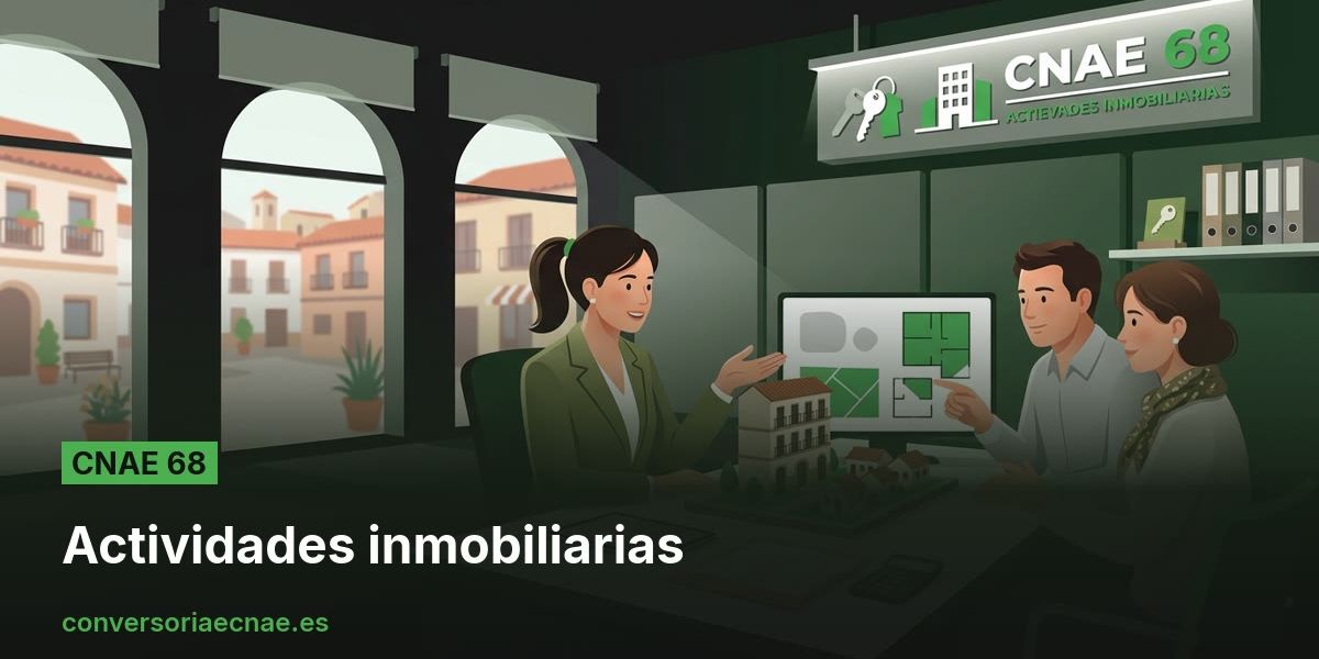 Guía del código CNAE 68