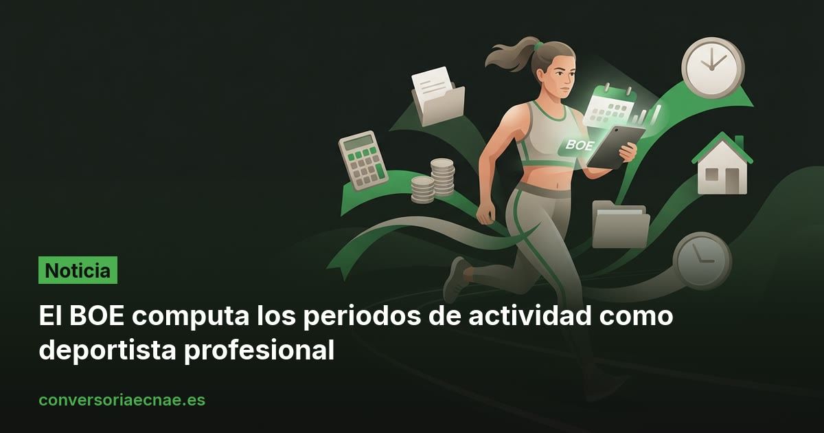 El BOE computa los periodos de actividad como deportista profesional