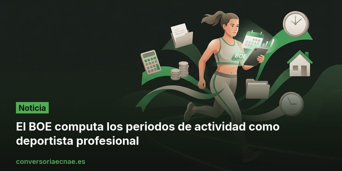 El BOE computa los periodos de actividad como deportista profesional
