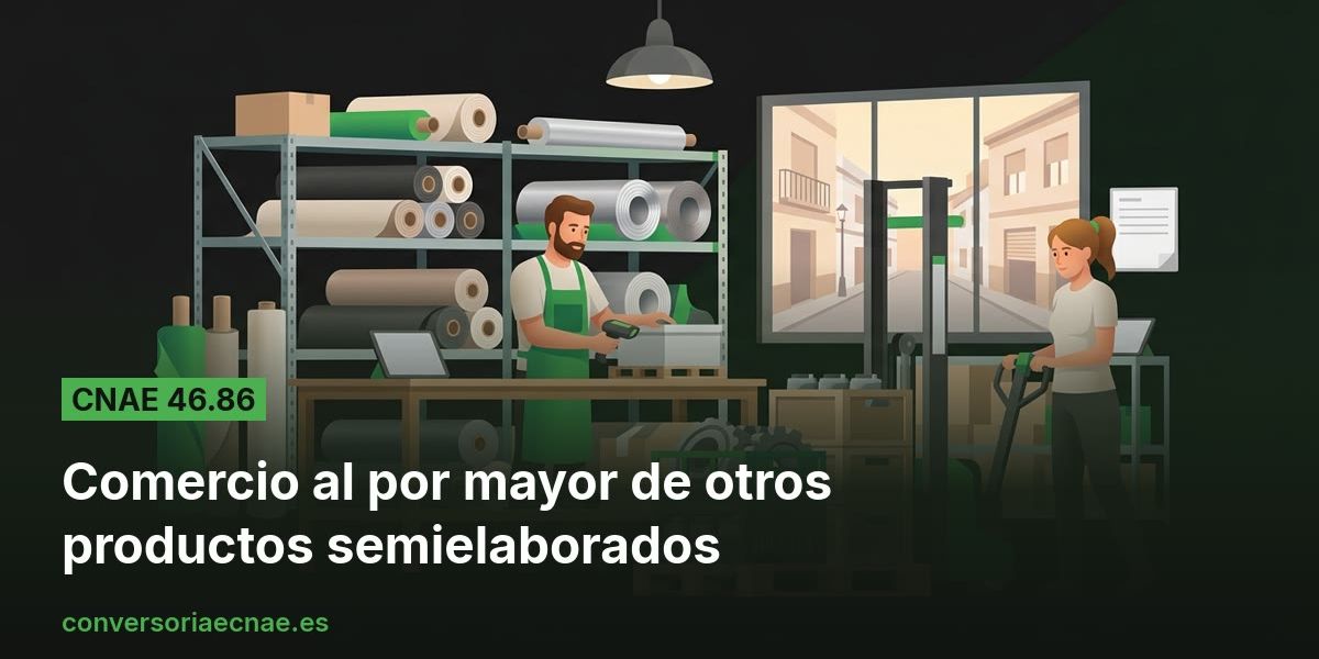 Guía del código CNAE 46.86