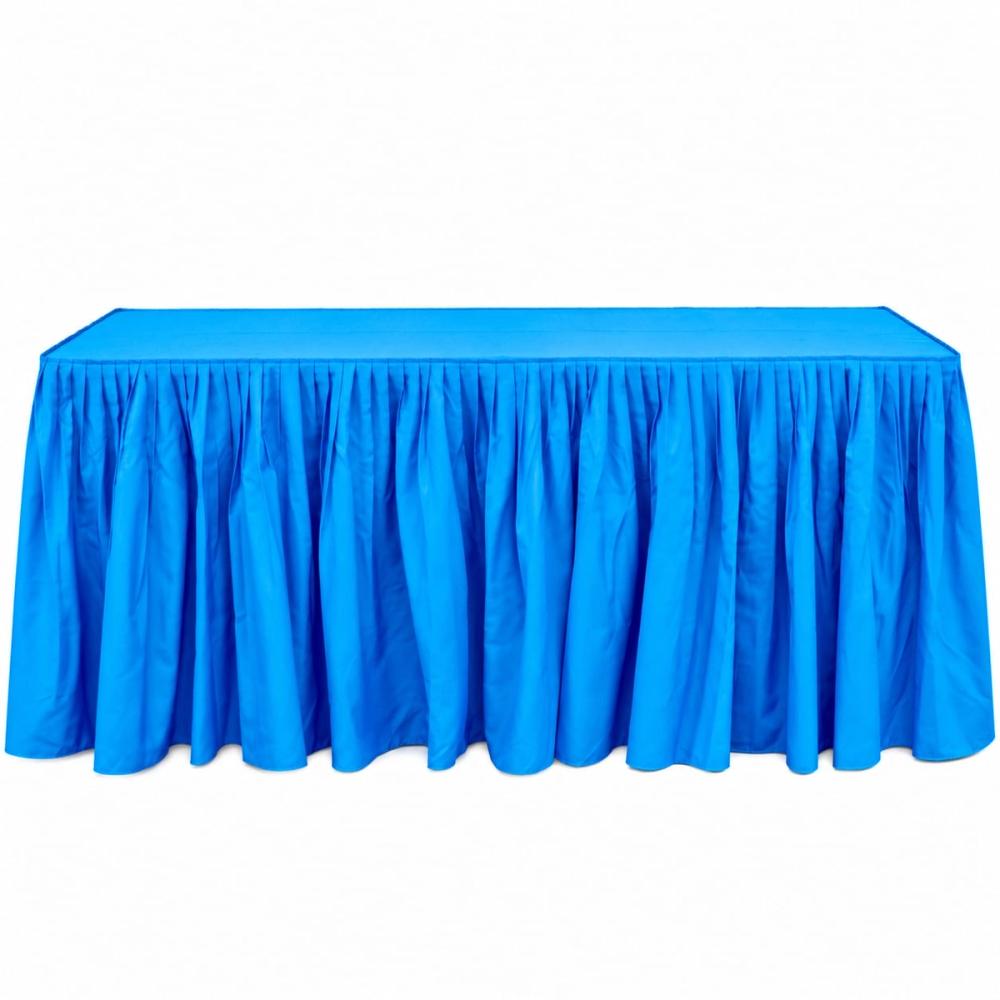 Rucha para mesa rectangular — Azul cielo