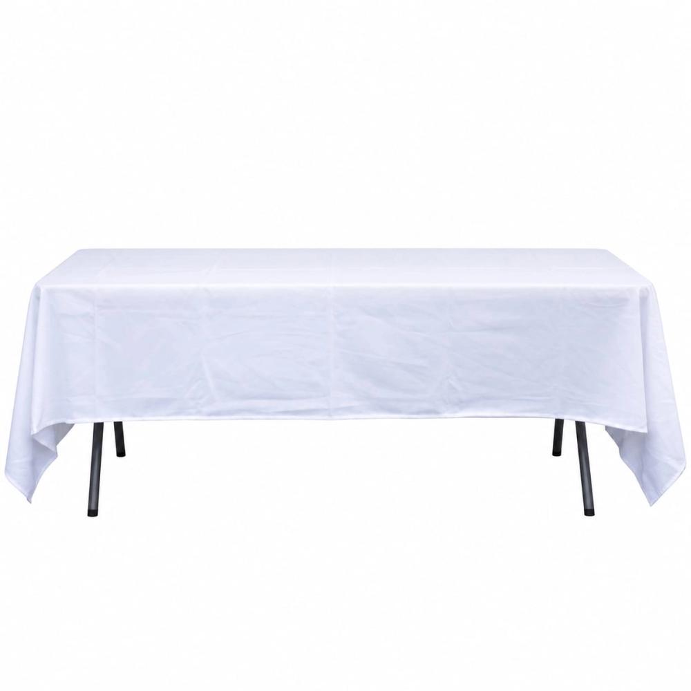 Mantel rectangular sencillo — Blanco