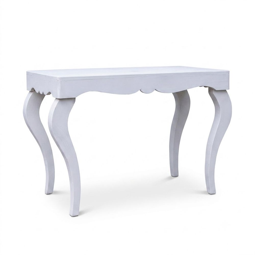 Mesa Isabelina individual alta — Blanca
