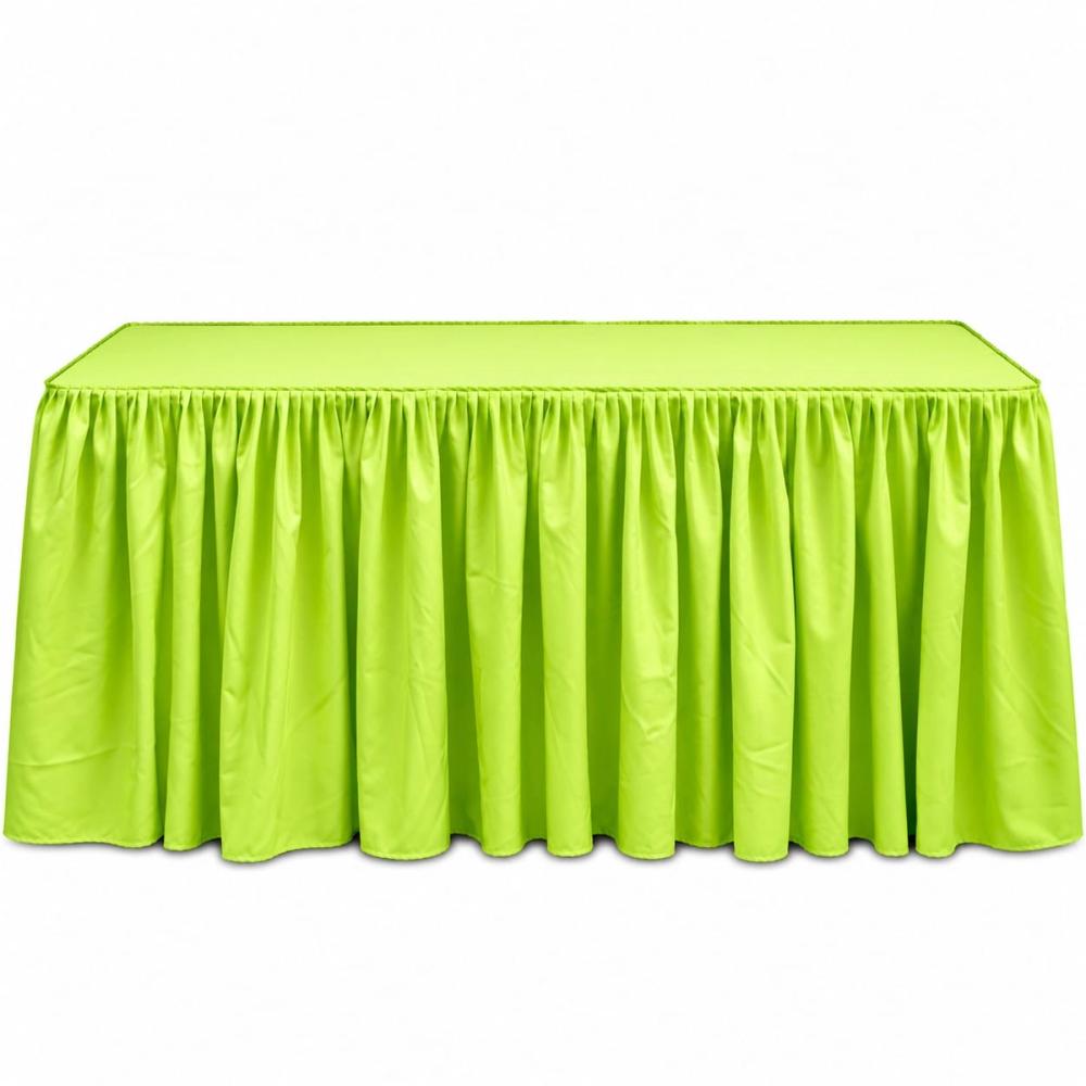 Rucha para mesa rectangular — Verde limón