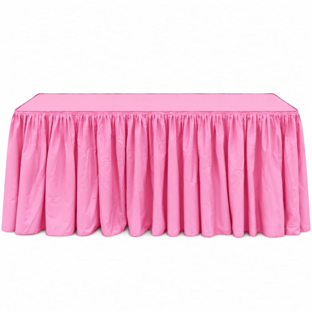 Rucha para mesa rectangular — Rosa pastel