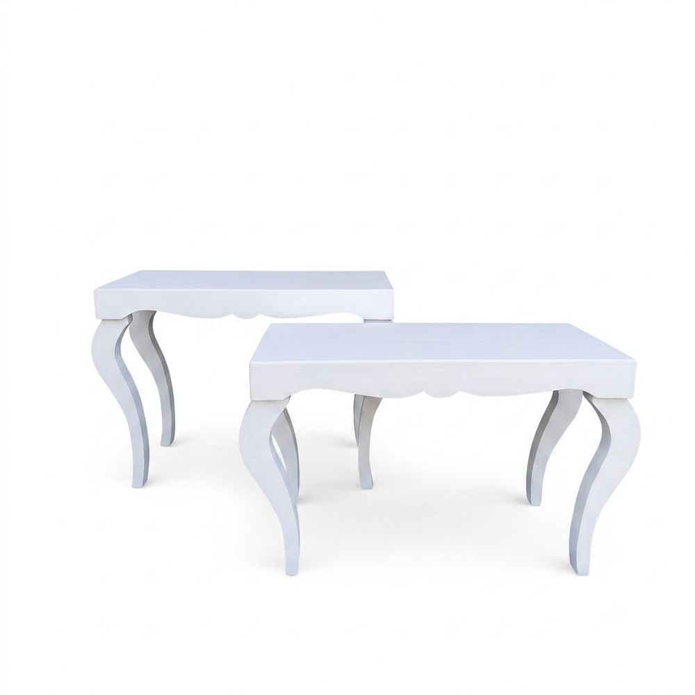 Mesa Duo Isabelina — Blanca