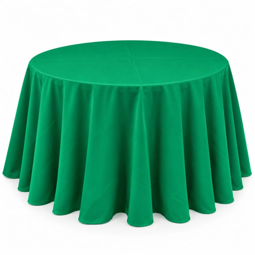 Mantel redondo 60" liso — Verde pasto