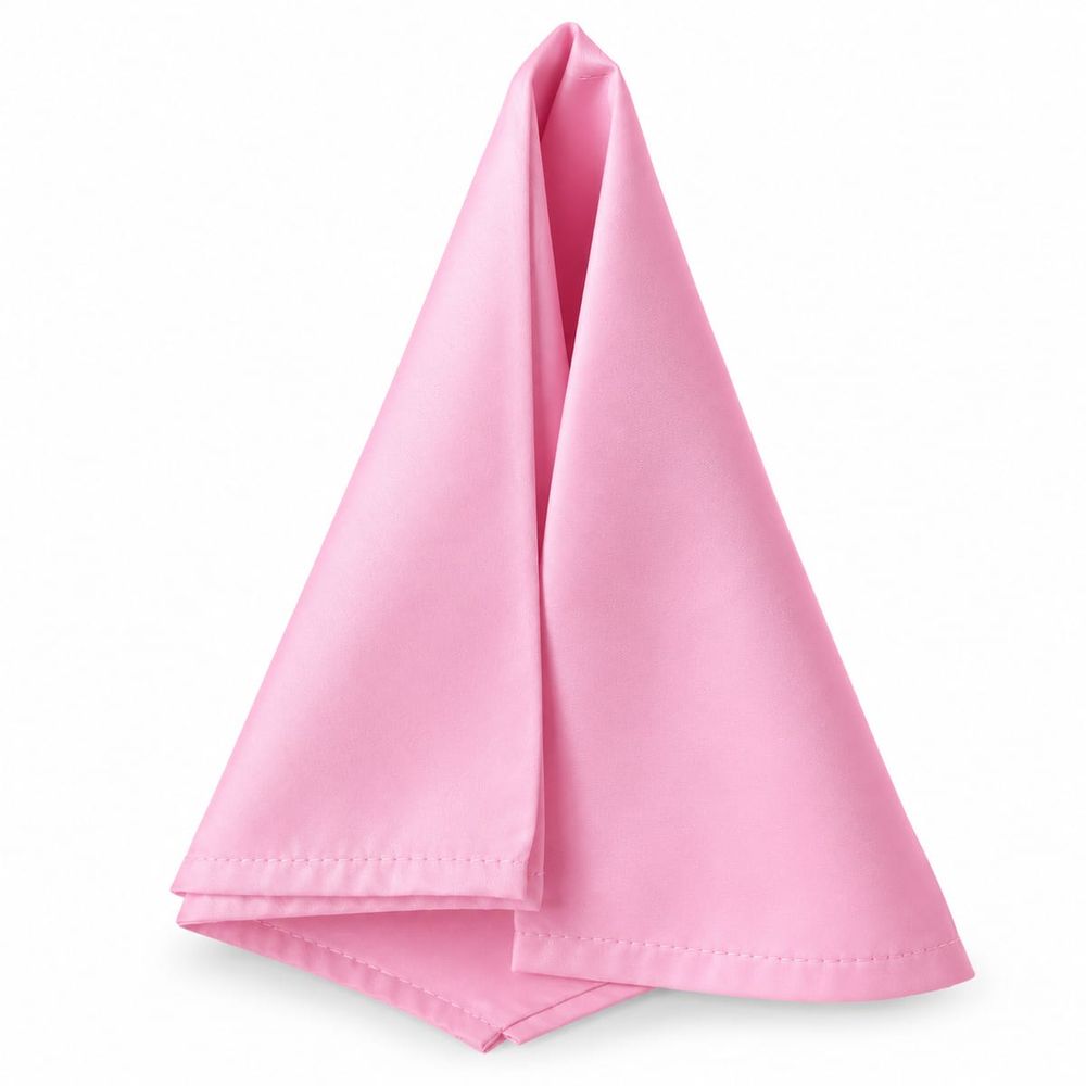Servilleta satinada — Rosa pastel