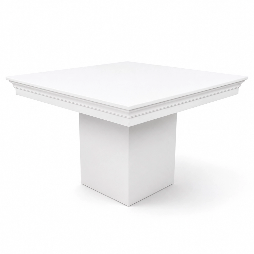 Mesa de madera (8 Puestos) — Blanca