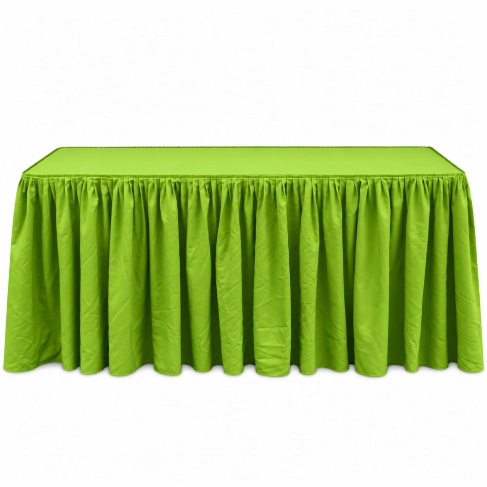 Rucha para mesa rectangular — Verde manzana