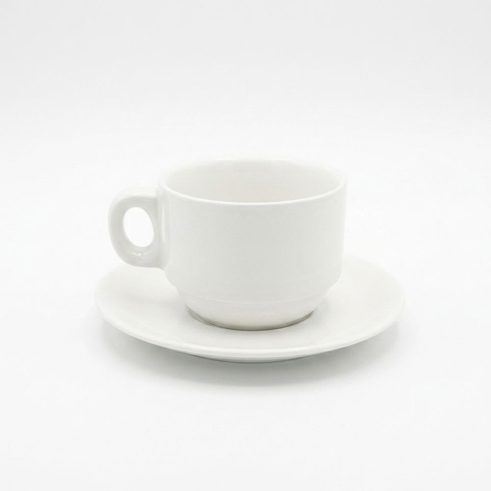Taza de café con platito