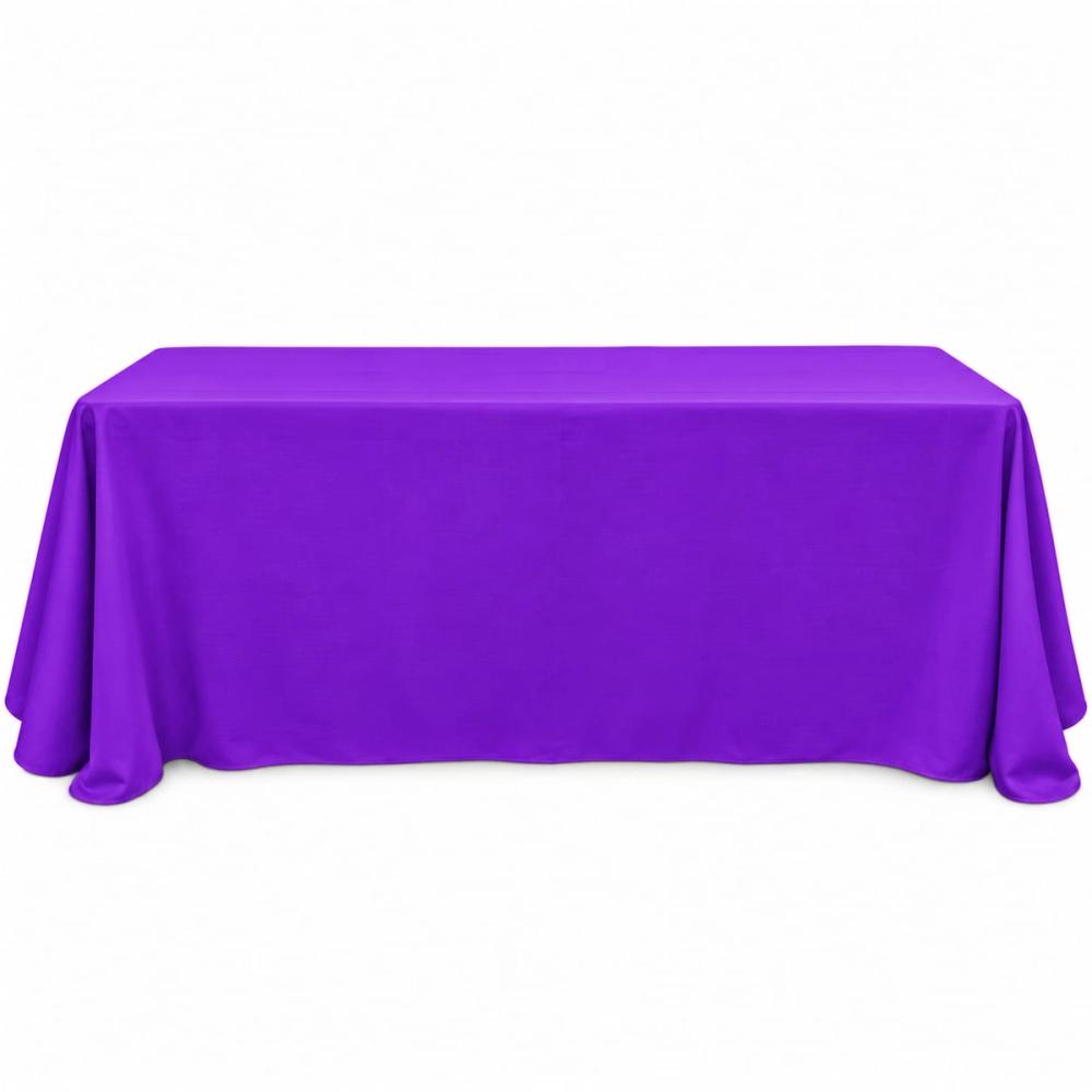 Mantel rectangular grande liso — Morado