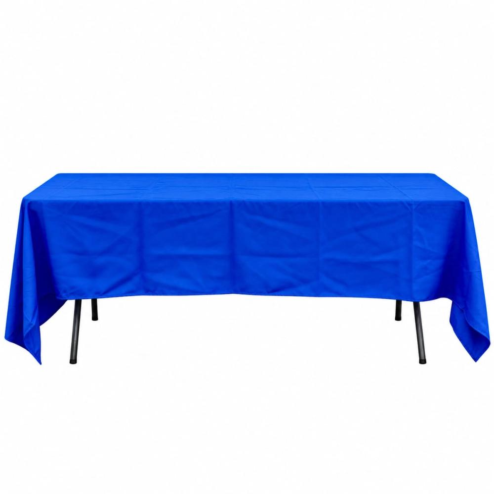 Mantel rectangular sencillo — Azul rey