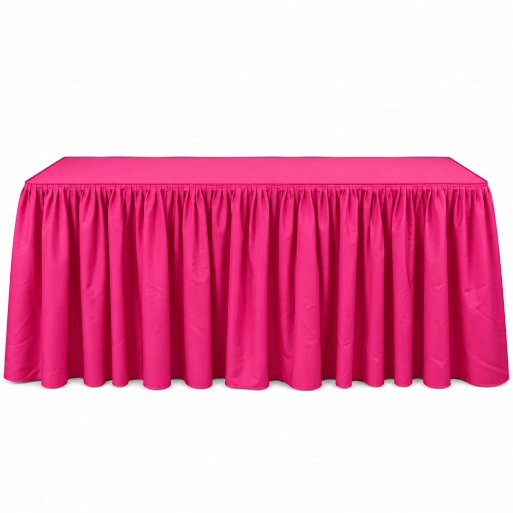 Rucha para mesa rectangular — Fucsia