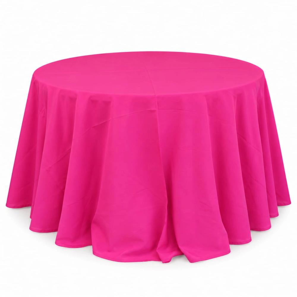 Mantel redondo 60" liso — Fucsia