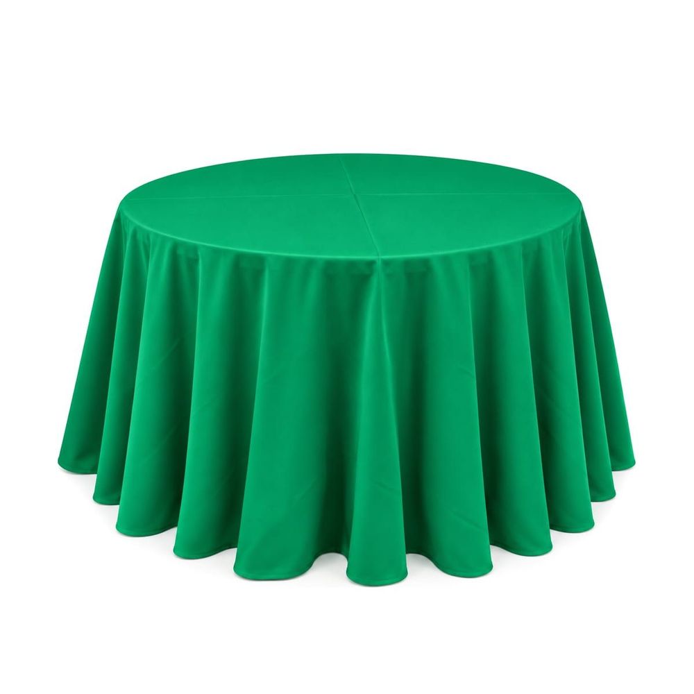 Mantel redondo 60" liso — Verde pasto
