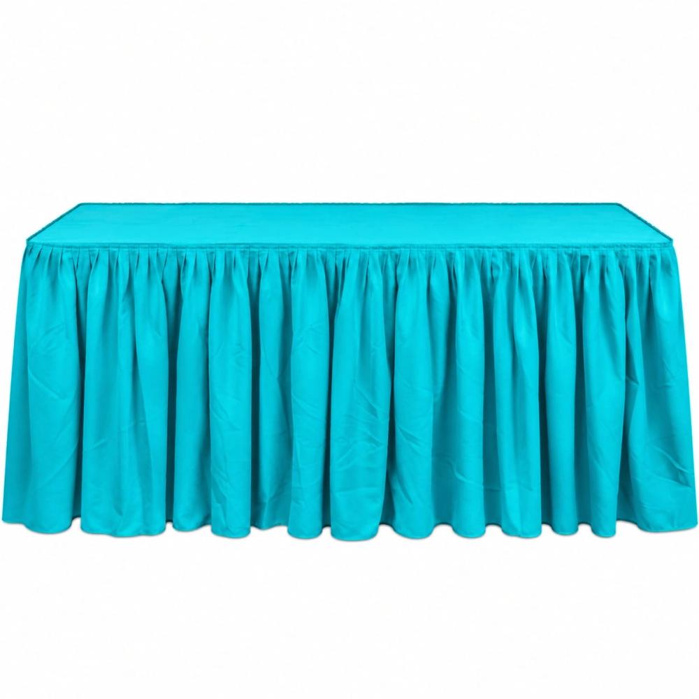Rucha para mesa rectangular — Turquesa
