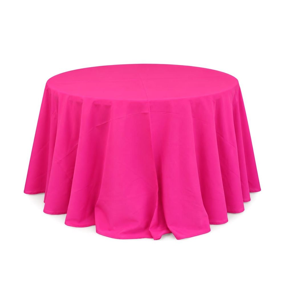 Mantel redondo 60" liso — Fucsia