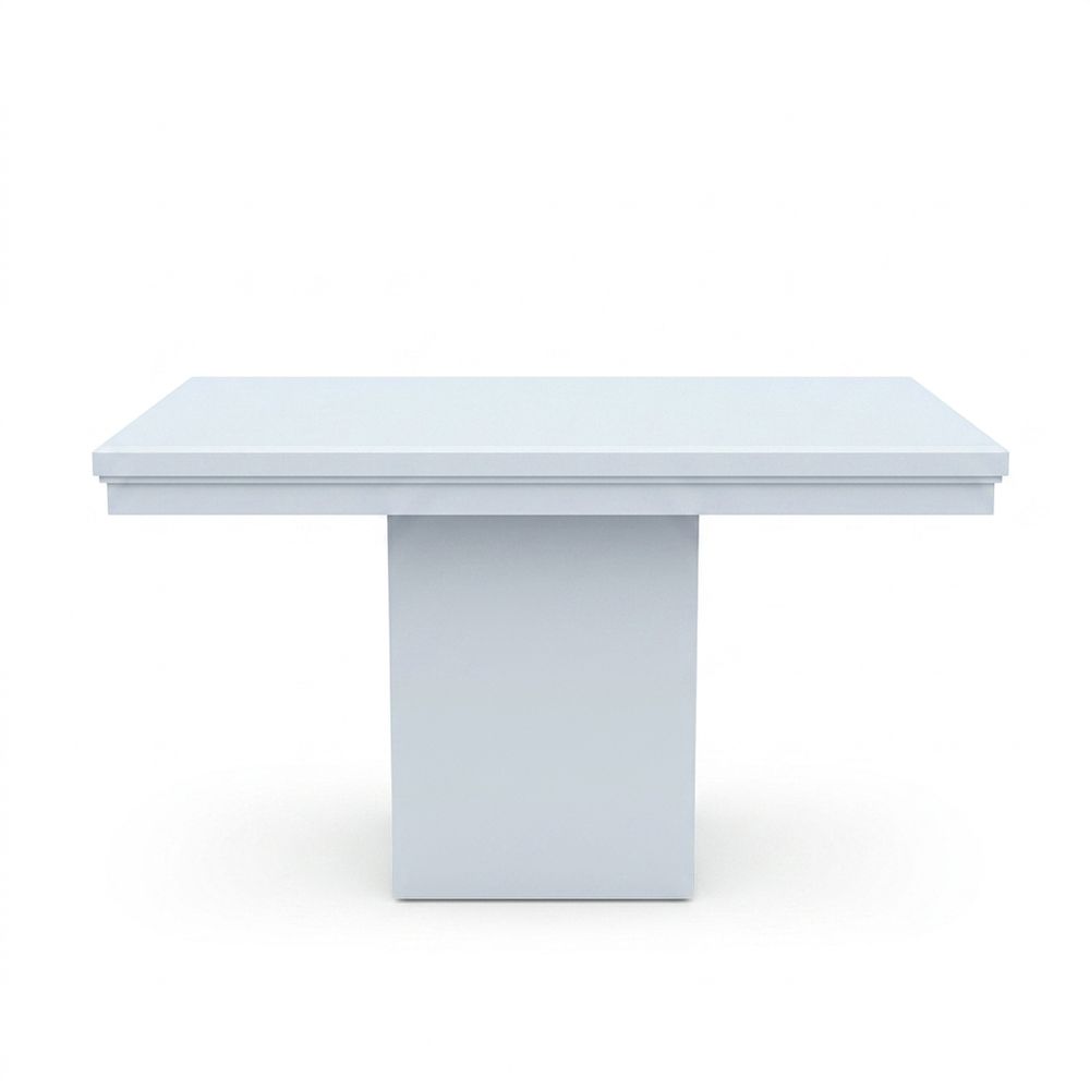 Mesa de un cubo — Blanca