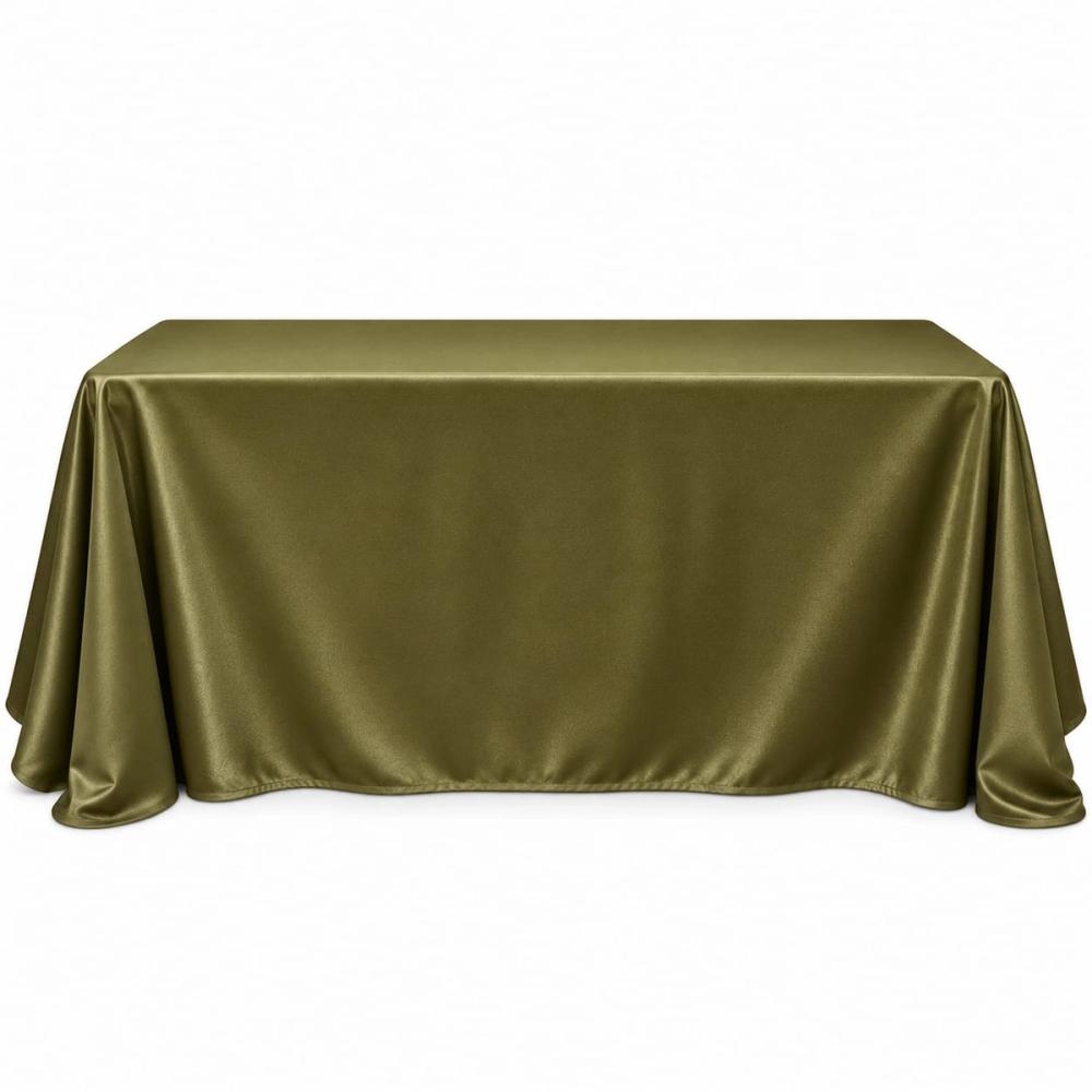 Mantel rectangular grande Podesua — Verde Aceituna