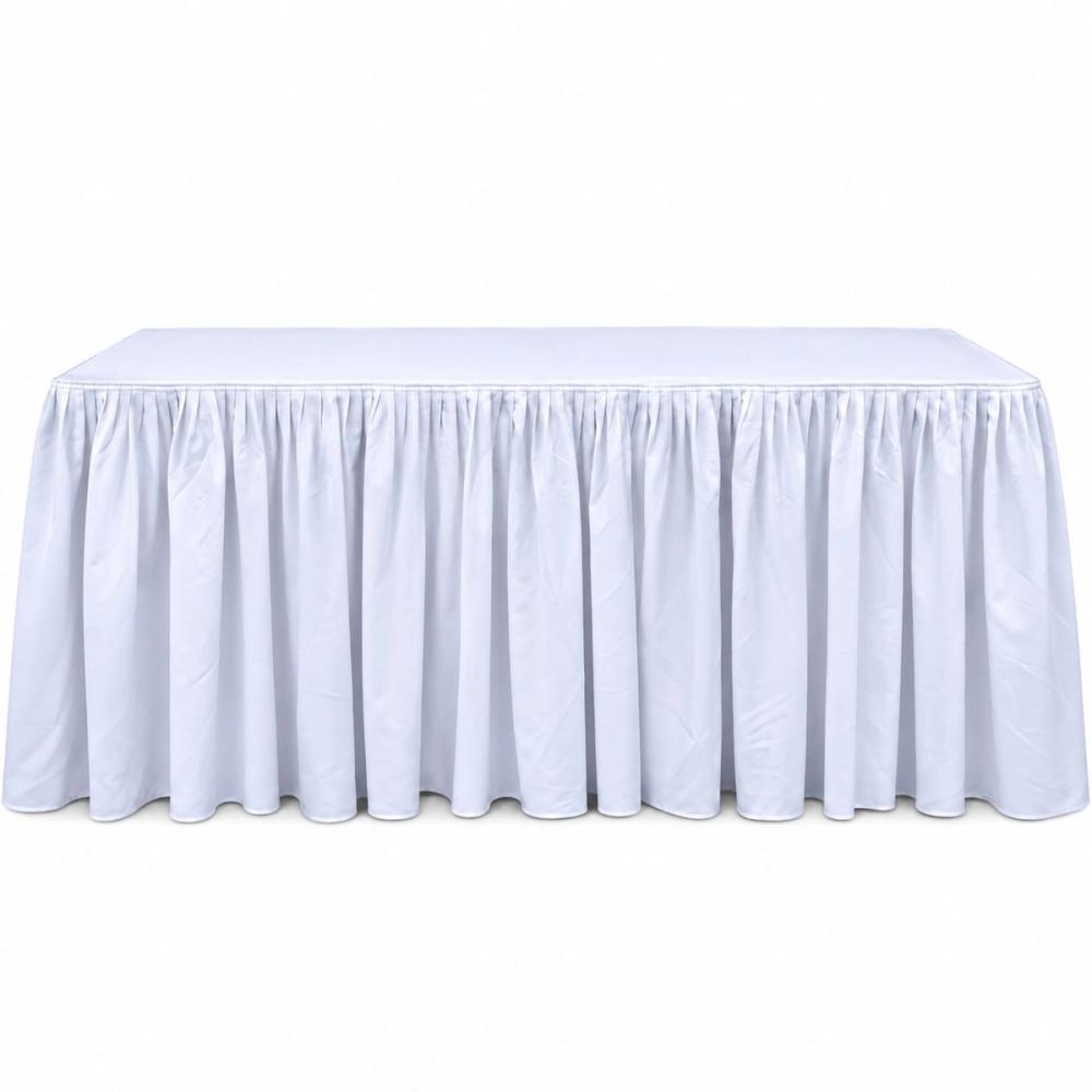 Rucha para mesa rectangular — Blanco