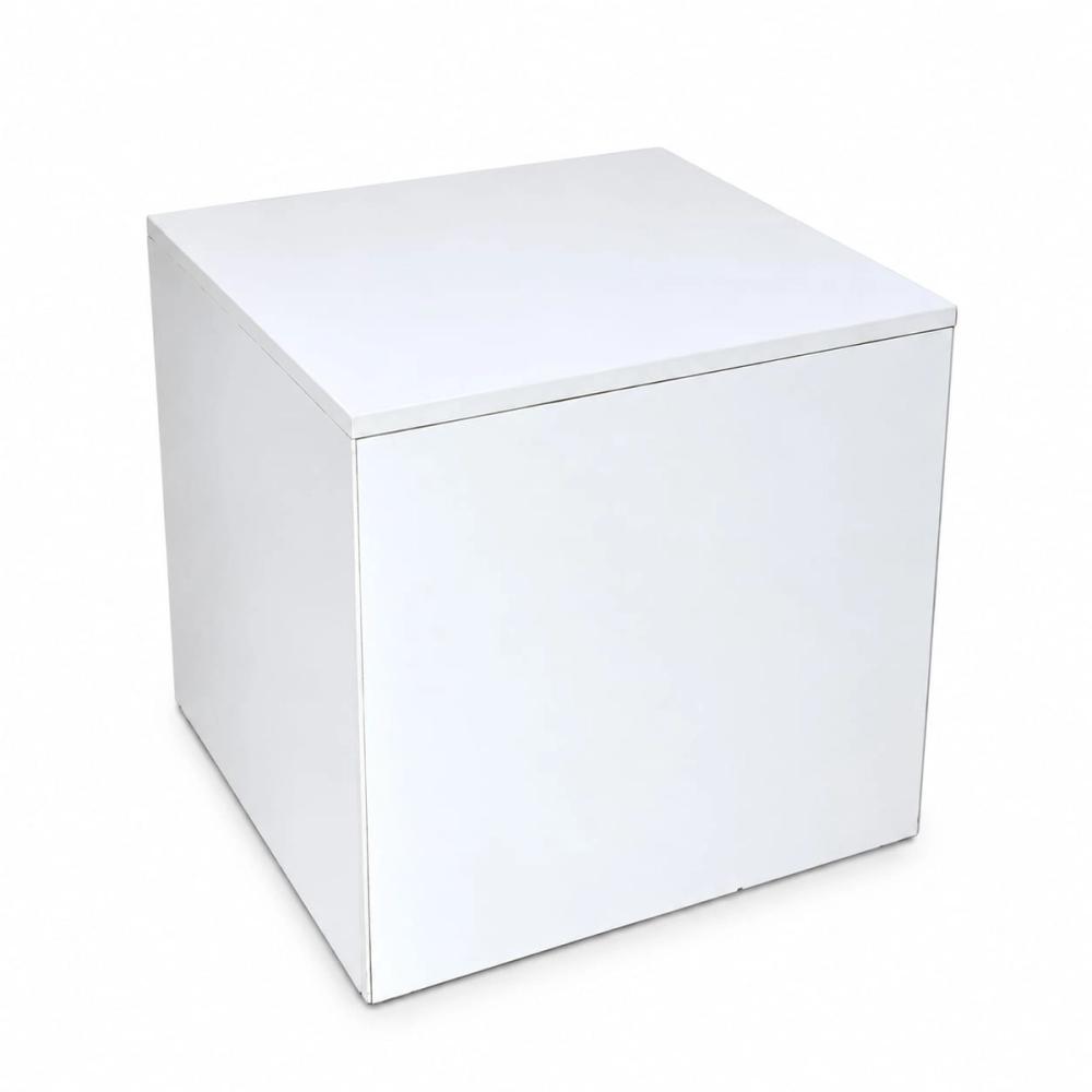 Mesita cuadrada Blanca - Cubo