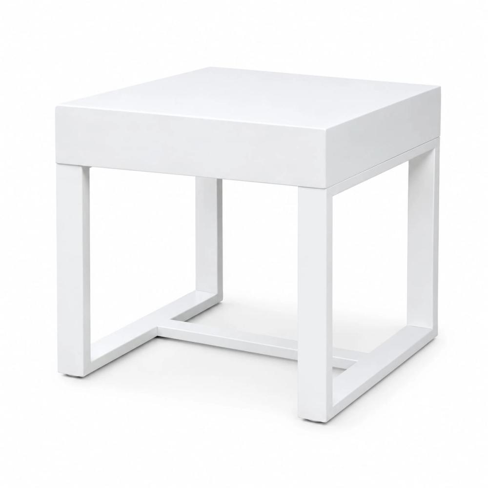 Mesita cuadrada Blanca - Moderna