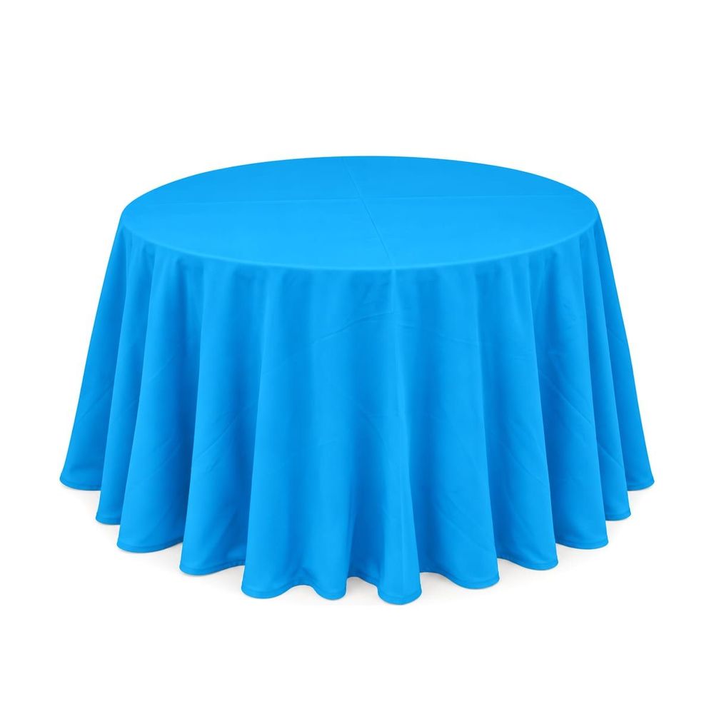 Mantel redondo 60" liso — Turquesa