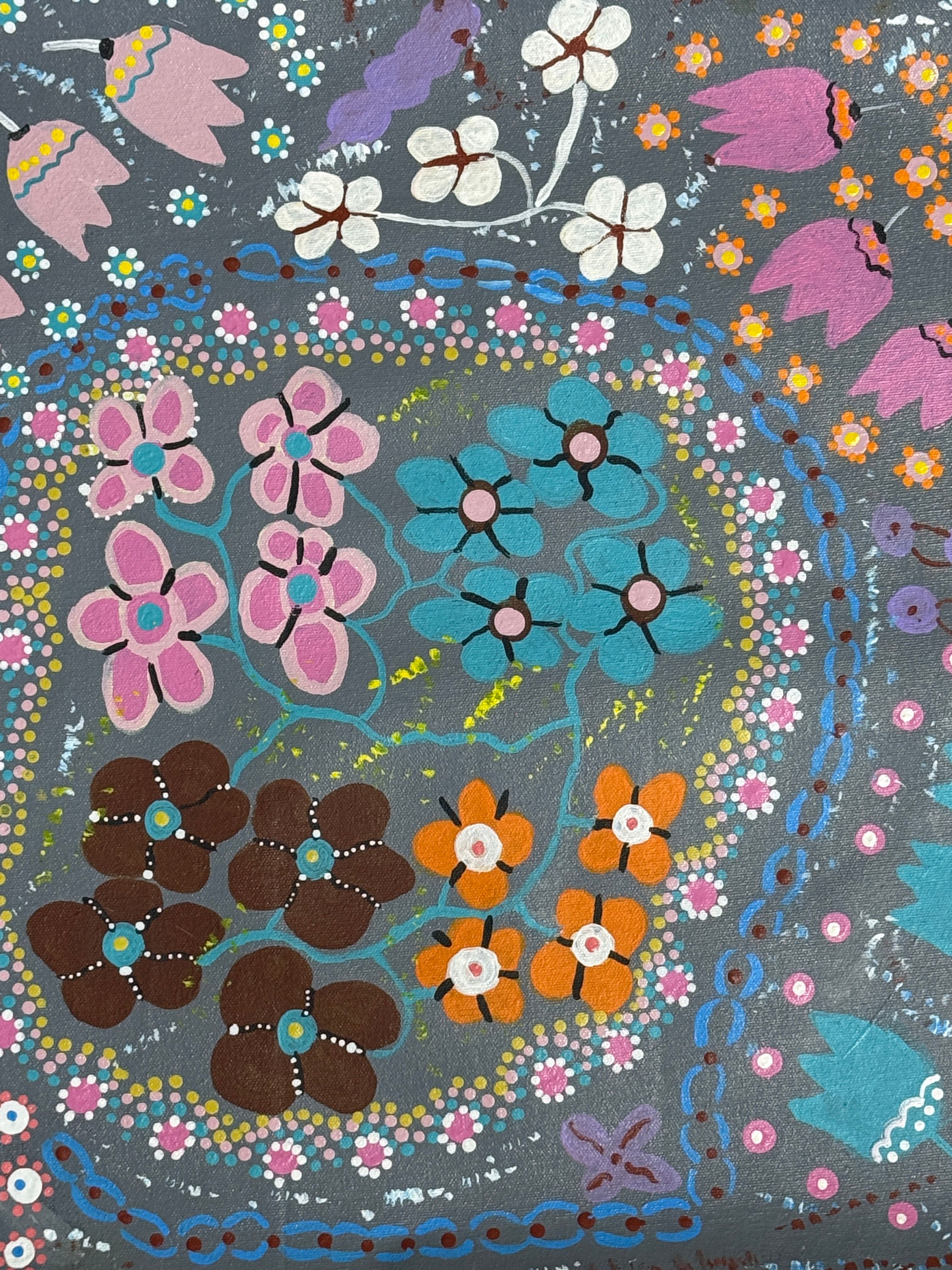 Untitled by Barbara Cox by Gooniyandi Artists, available at Straddievarious Brisbane art gallery