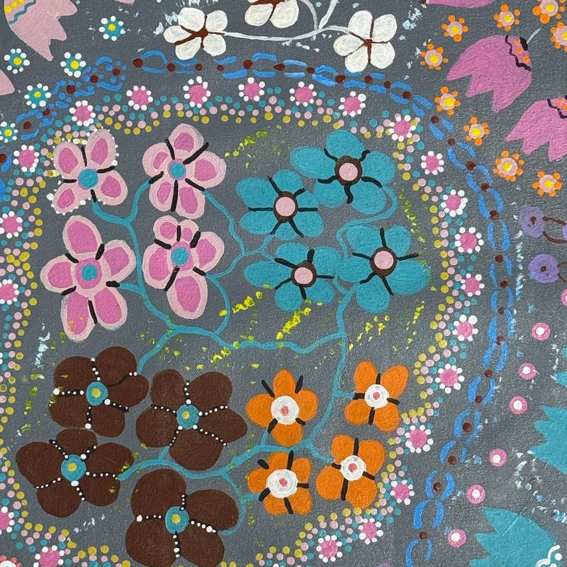 Untitled by Barbara Cox by Gooniyandi Artists, available at Straddievarious Brisbane art gallery