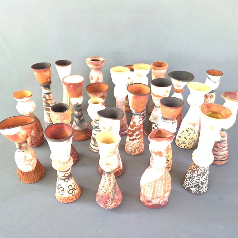 Women's Circle Installation, ceramic sculpture by Paula Bowie, available at Straddievarious Brisbane art gallery