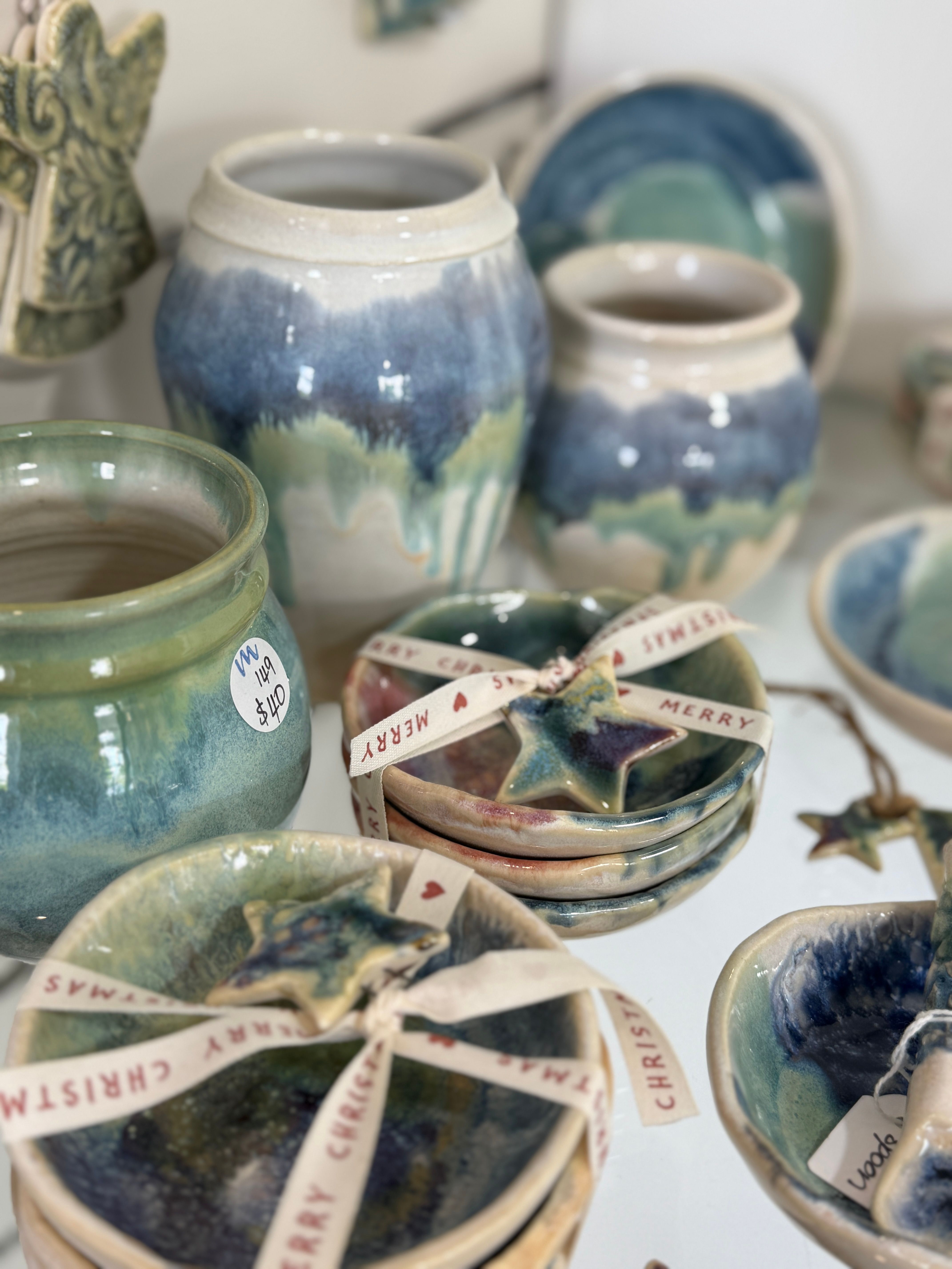 3 Bowls Stack Collection, ceramics by Brenda Middleton - Ceramist, available at Straddievarious Brisbane art gallery