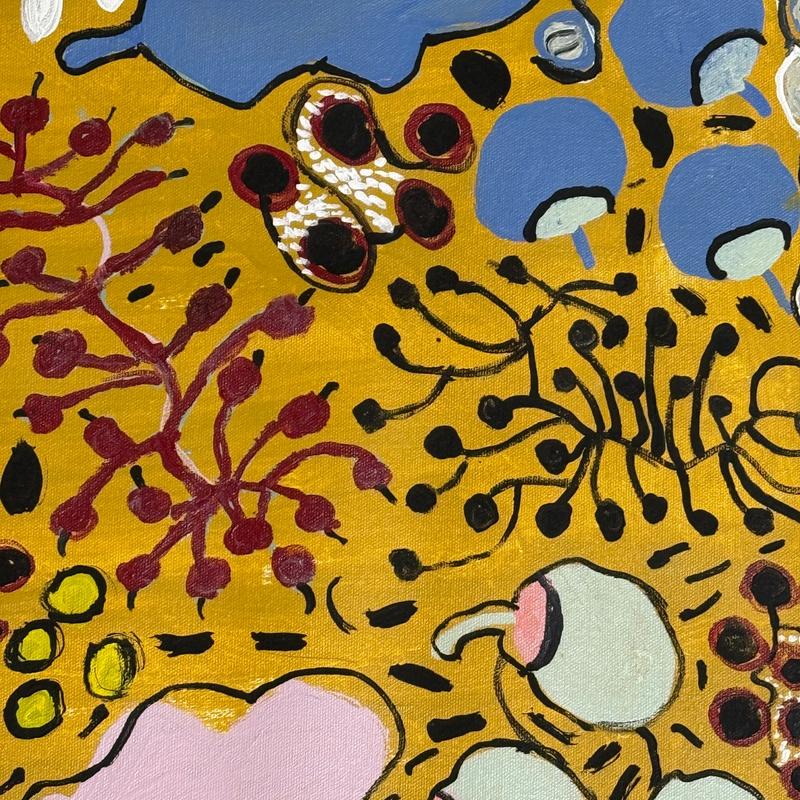 Birla, Barlabi, Gindi by Barbara Cox by Gooniyandi Artists, available at Straddievarious Brisbane art gallery