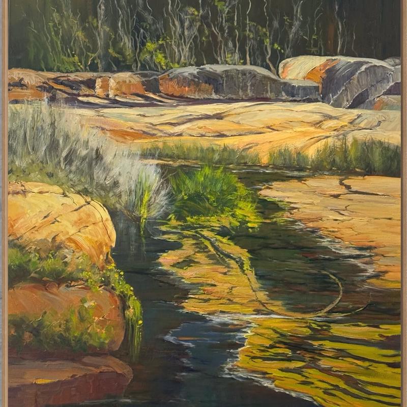 Tidal Remants by Chris Huber Fine Art, available at Straddievarious Brisbane art gallery