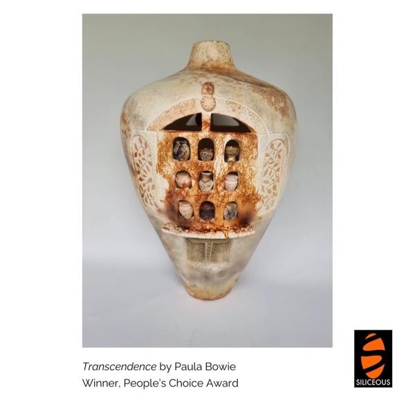 Transcendance, ceramic sculpture by Paula Bowie, available at Straddievarious Brisbane art gallery
