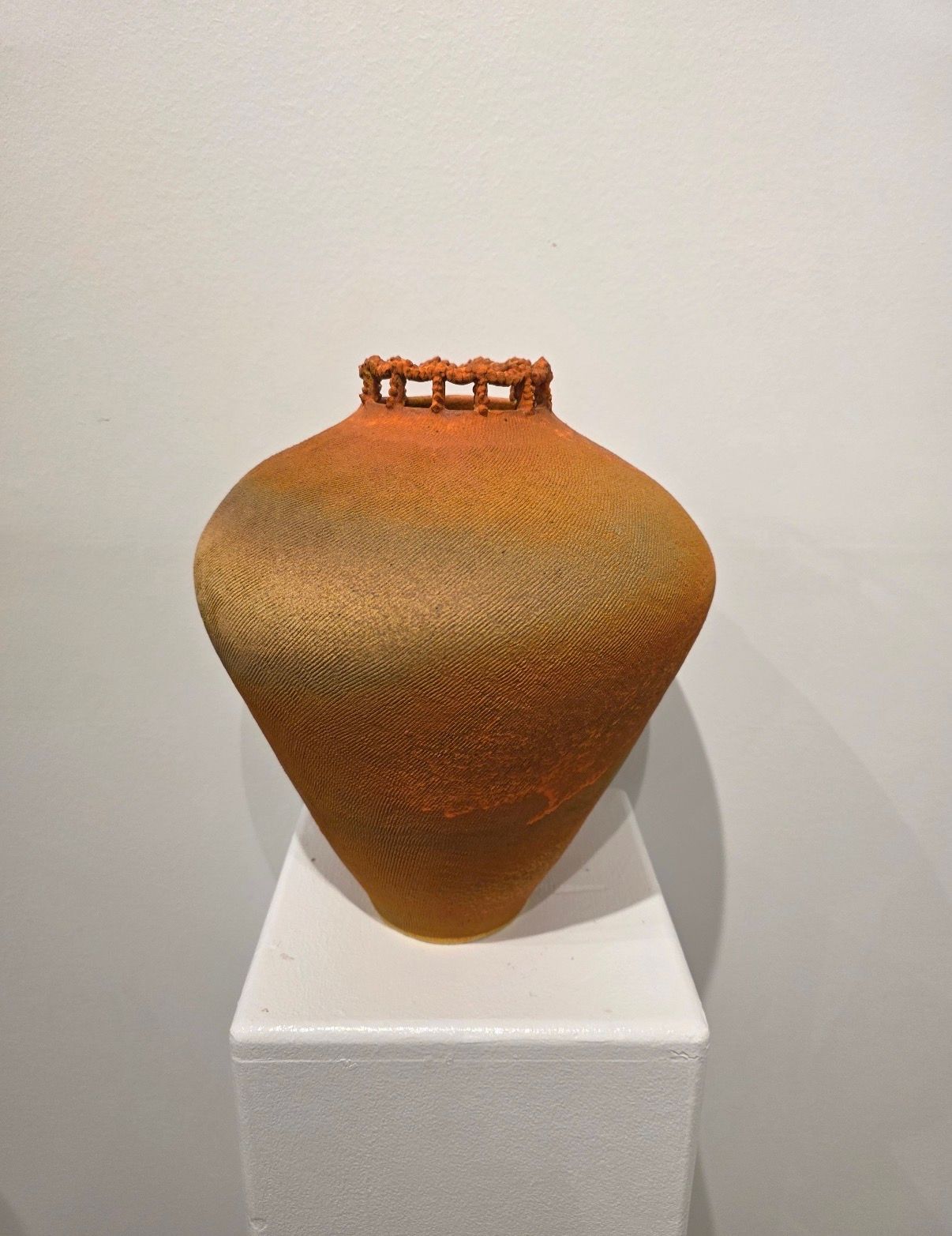 Sunset Over The Bay, ceramic sculpture by Paula Bowie, available at Straddievarious Brisbane art gallery
