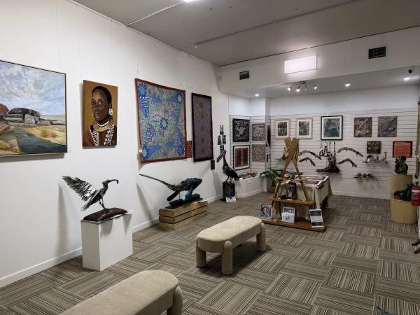 Inside Straddievarious Gallery at Raby Bay Harbour, Cleveland Brisbane