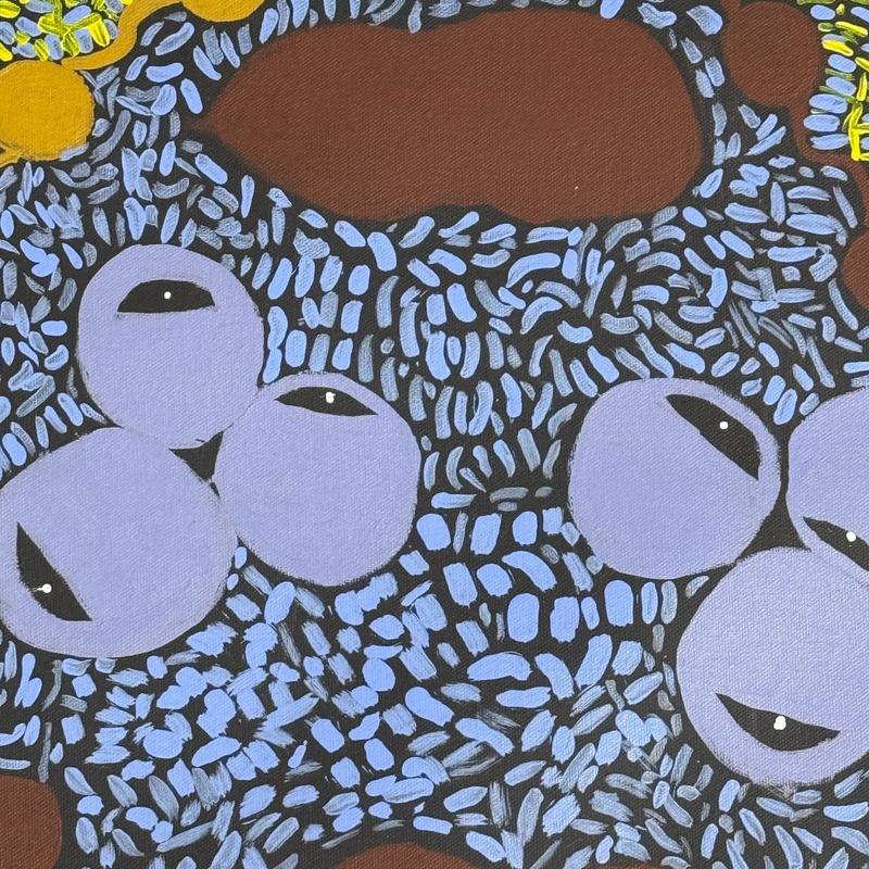Birla, Barlabi, Boomggq by Joselyn Cox by Gooniyandi Artists, available at Straddievarious Brisbane art gallery