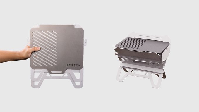 GrilTi EVER 如何把整座烤爐收納到 8釐米厚?
