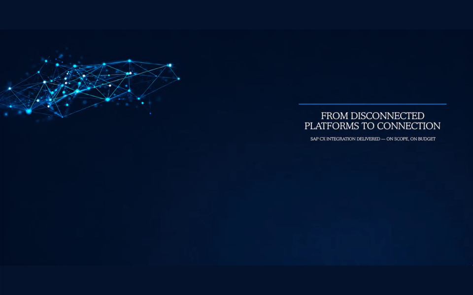 SAP CX Integration Success Story