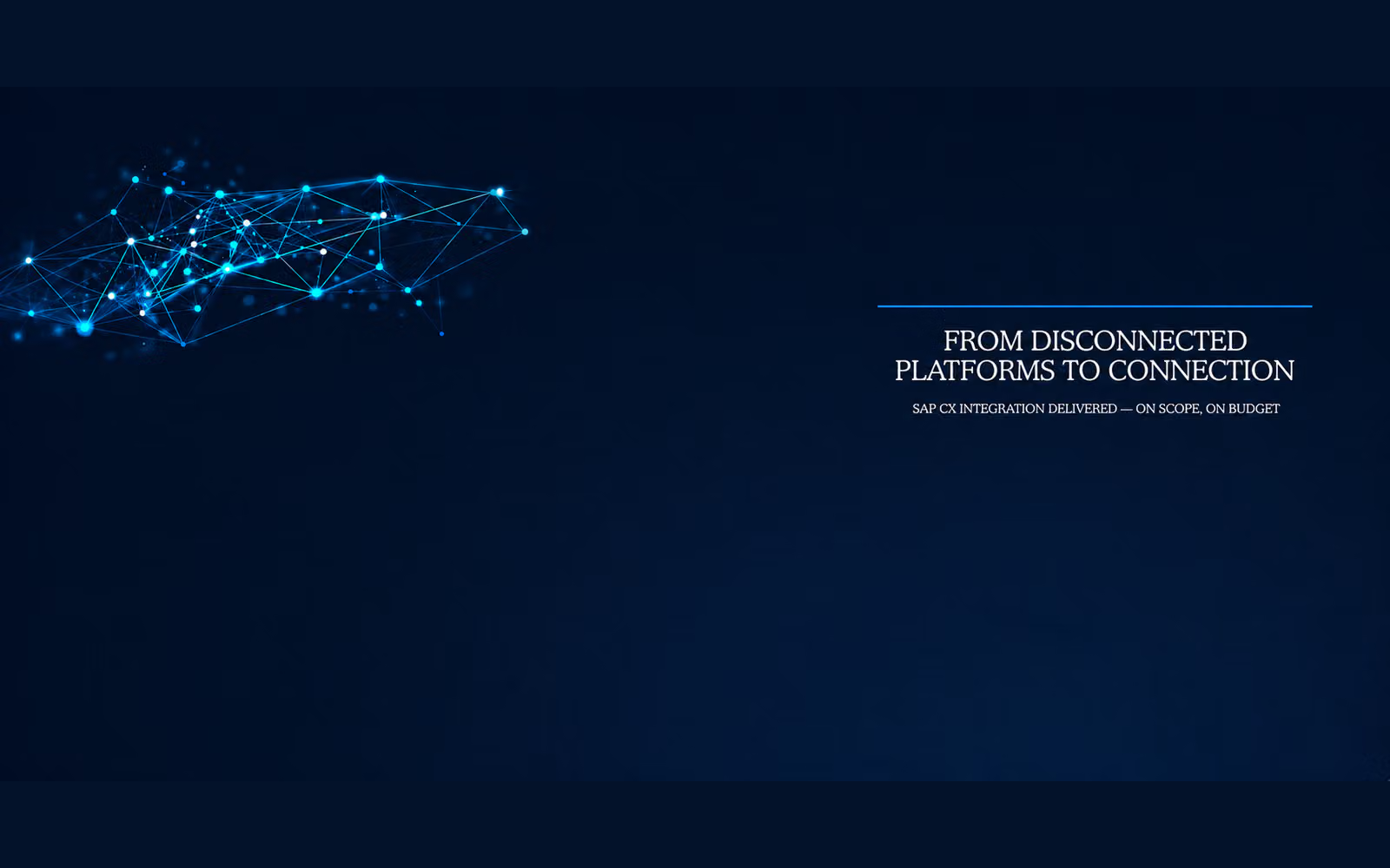 SAP CX Integration Success Story