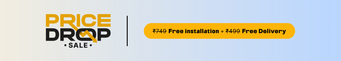 Free delivery + Free installation