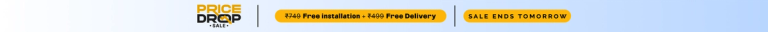 Free delivery + Free installation