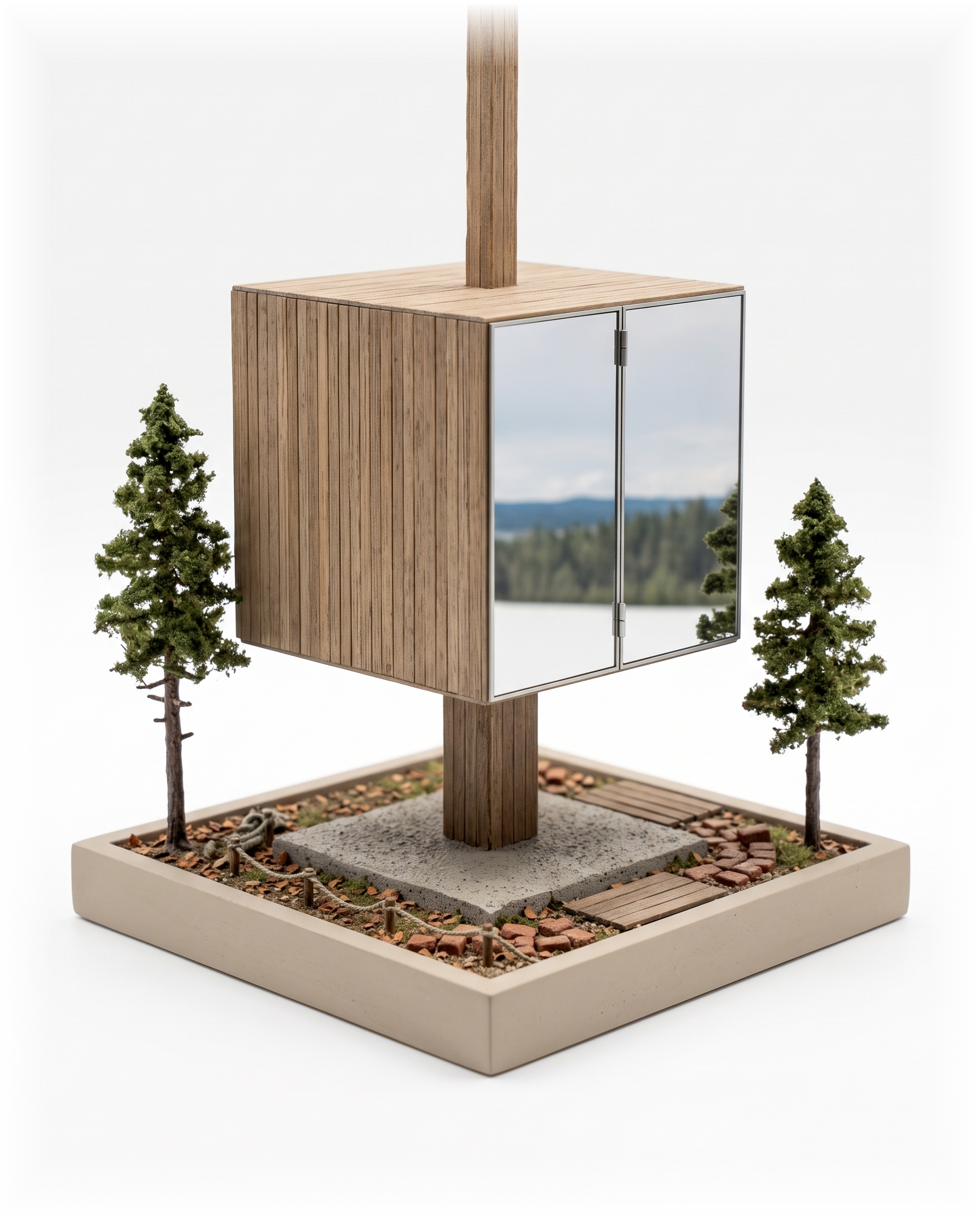 Mirrorcube Treehouse — Tham & Videgård Arkitekter