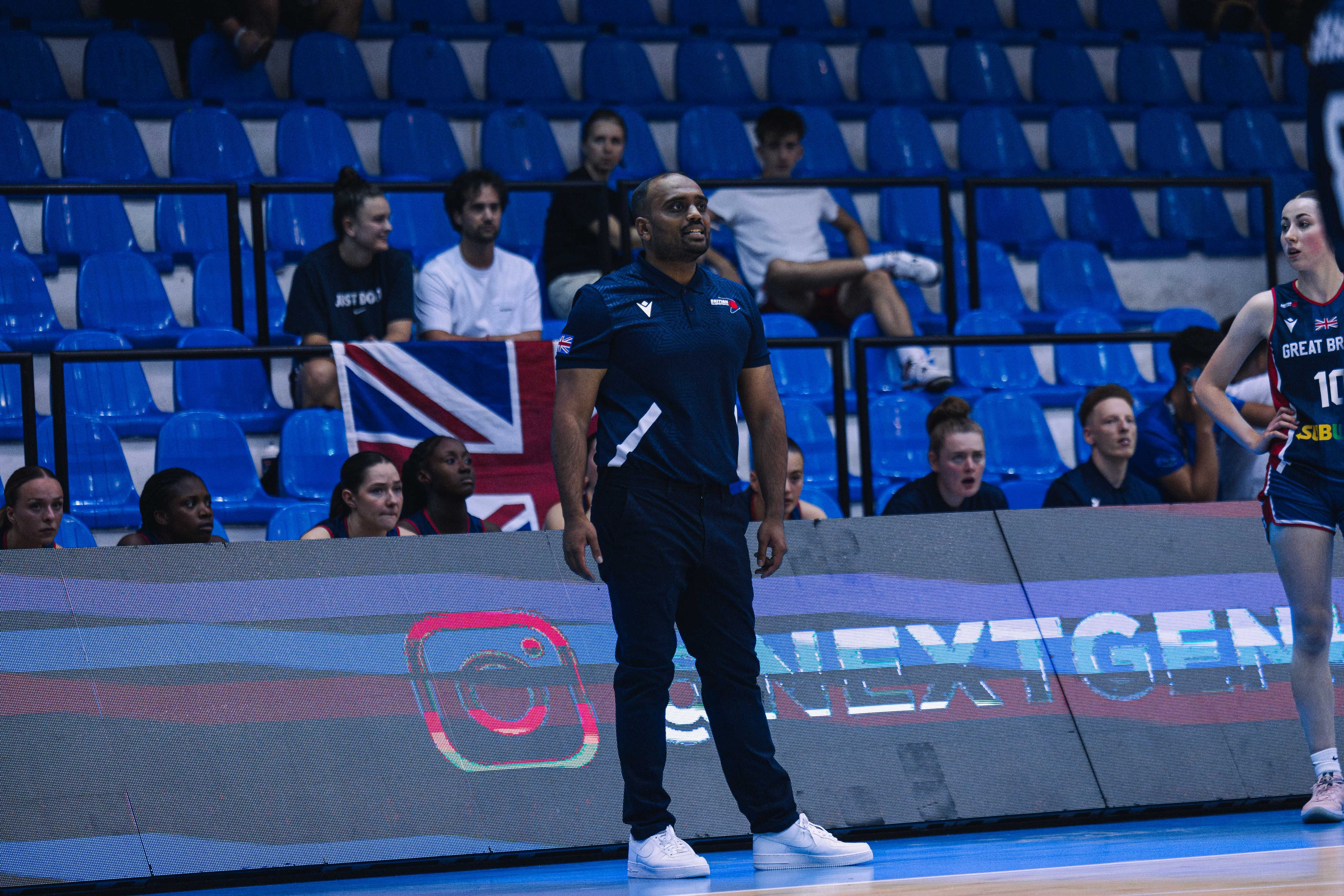 Coach Patel at EuroBasket 2024