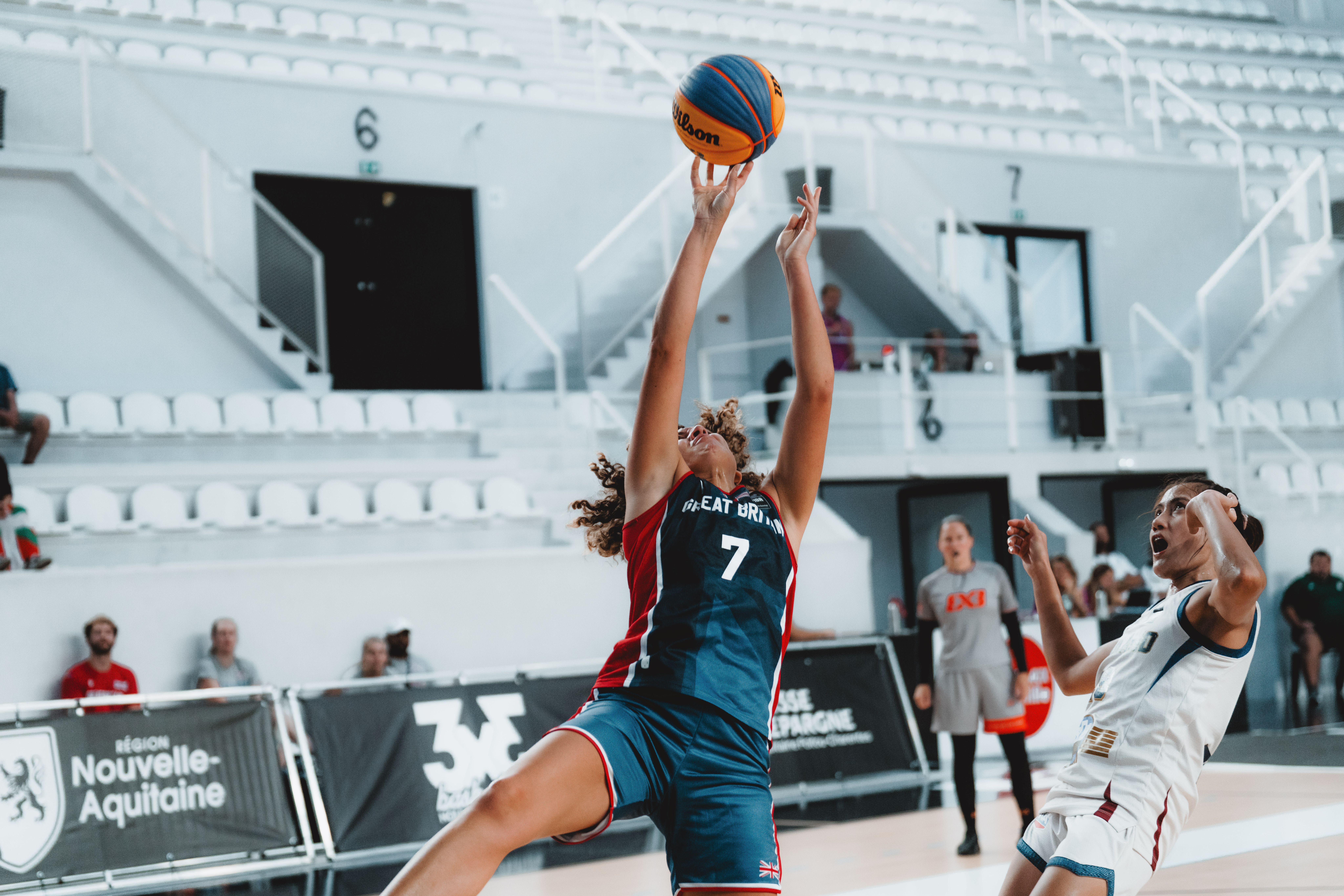 Gerogia Gayle at Bordeaux stop of the 3x3 Women's Series