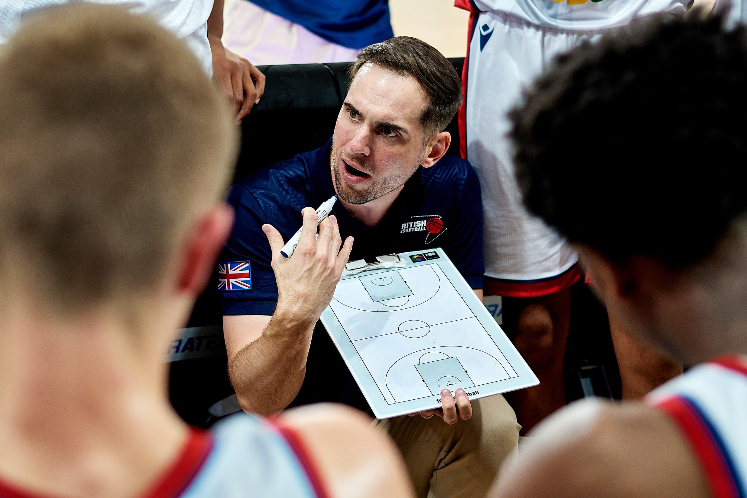 Head Coach Matthew Pitkin setting the tone for GB